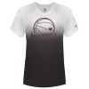 Women's V-Neck Ombre T-Shirt Thumbnail