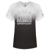 Women's V-Neck Ombre T-Shirt Thumbnail