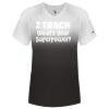 Women's V-Neck Ombre T-Shirt Thumbnail